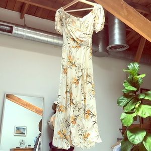 Reformation off the shoulder dress